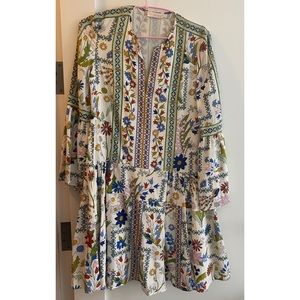 Tory Burch Printed Tunic Dress Size 2